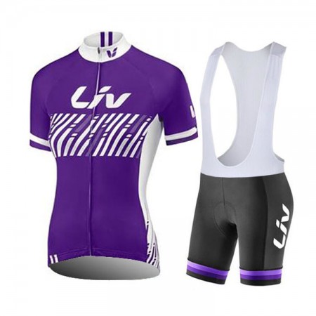 Tenue Maillot + Cuissard à Bretelles 2017 CCC Liv Femme N003